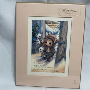 Vintage 1984 Jody Bergsma Matted Print Signed & Numbered Art Limited Edition